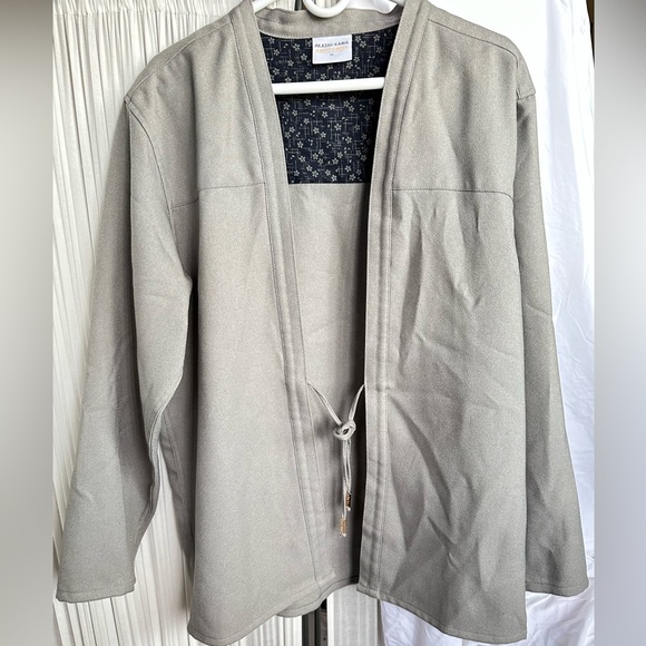 Noragi Jacket - AKASHI-KAMA Kimono Shirt - Picture 3 of 15